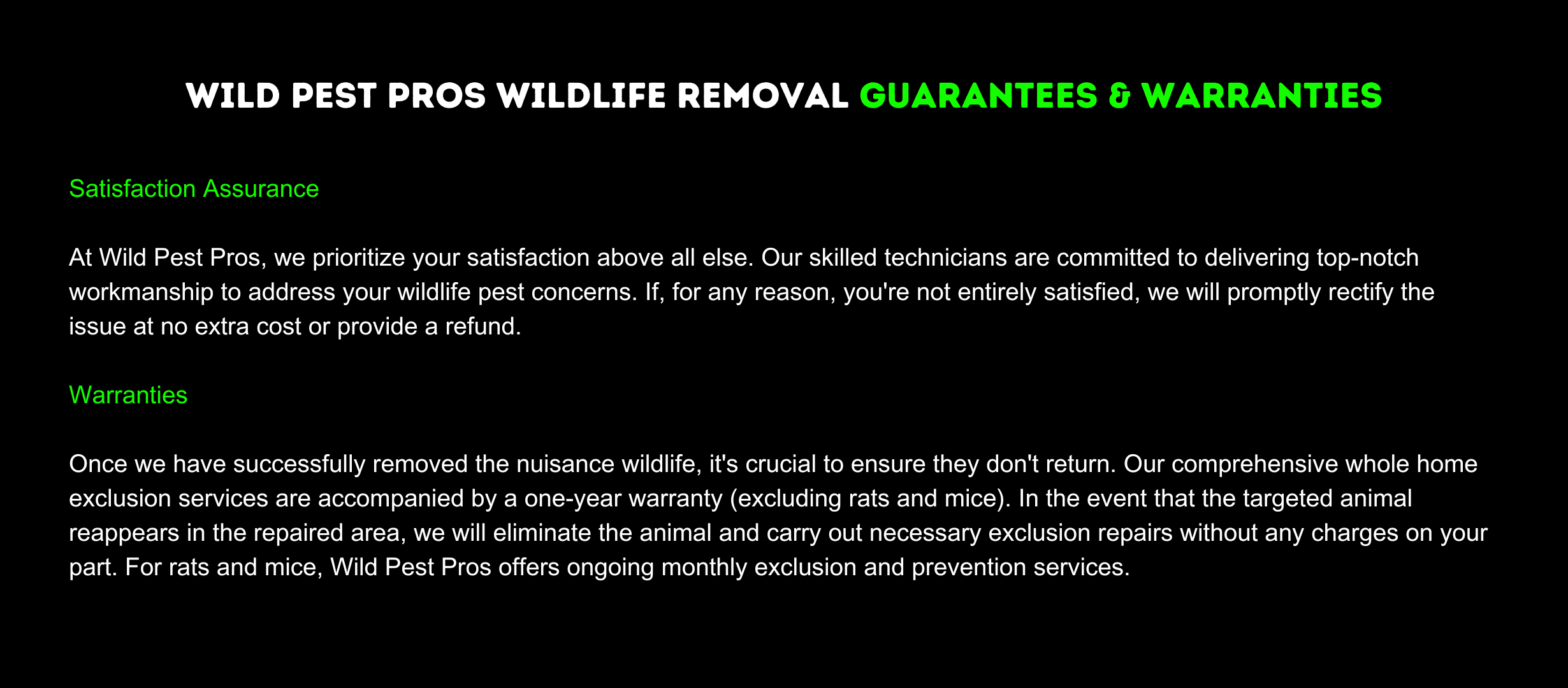 Fort Myers Pest Control and Wildlife Removal